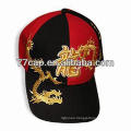 6 Panel Chinese Dragon Embroidery Baseball Cap